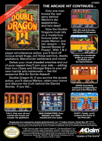 Double Dragon III NES US box art